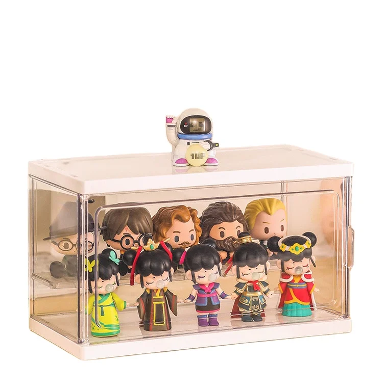 Source New Acrylic Blind Box Storage Display Stand Toys Cabinet Dolls  Display Case Dustproof Perfume Organizer Portable Storage Box on  m.