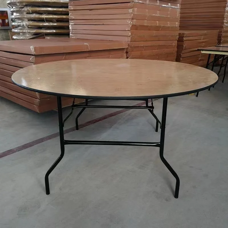Factory Direct Sale Modern Round Banquet Table Wholesale With Fireproof