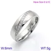 Steel color women's ringKR86748-K