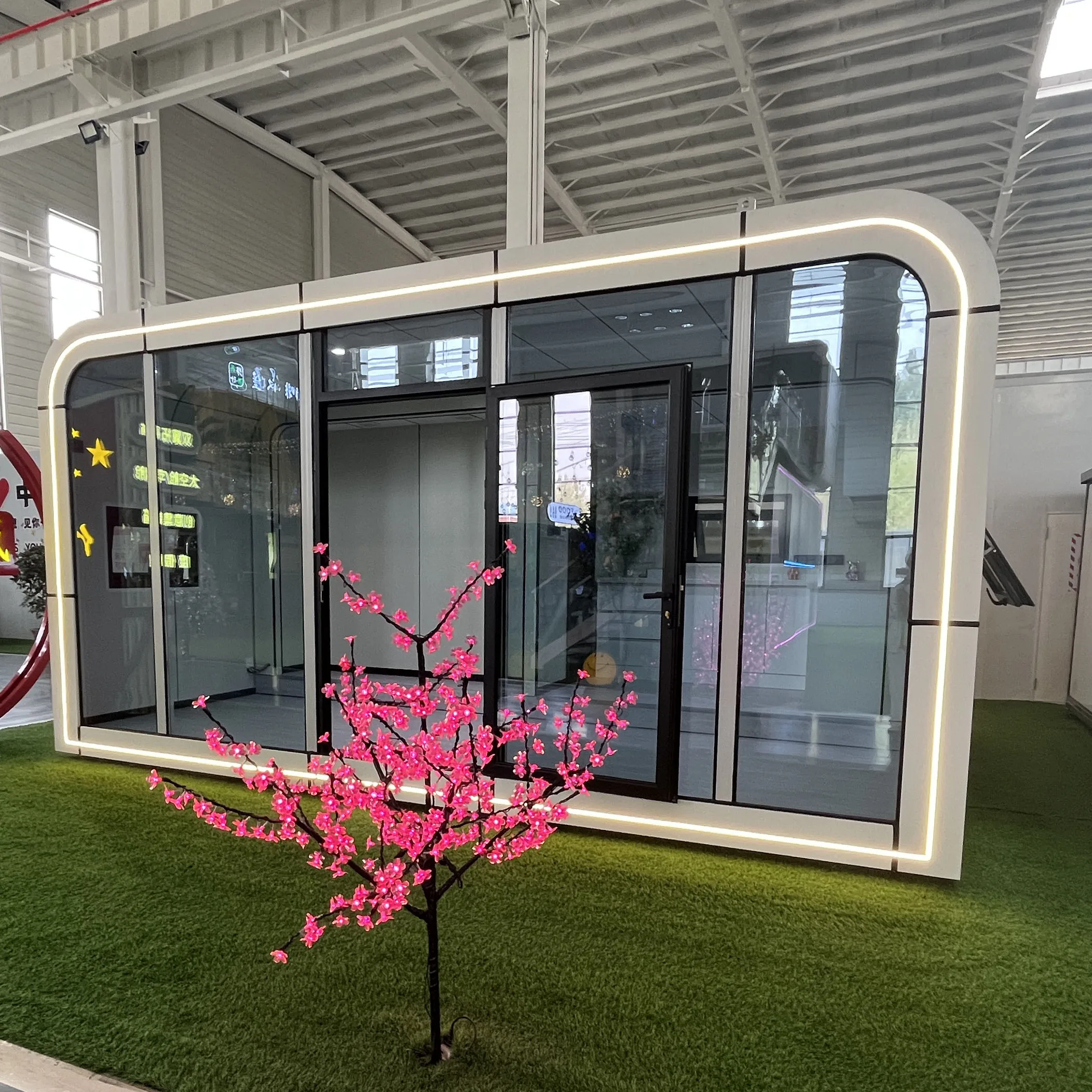 Smart Apple Cabin Modern Modular 20ft Pod Movable House for Park or Sleeping Container House