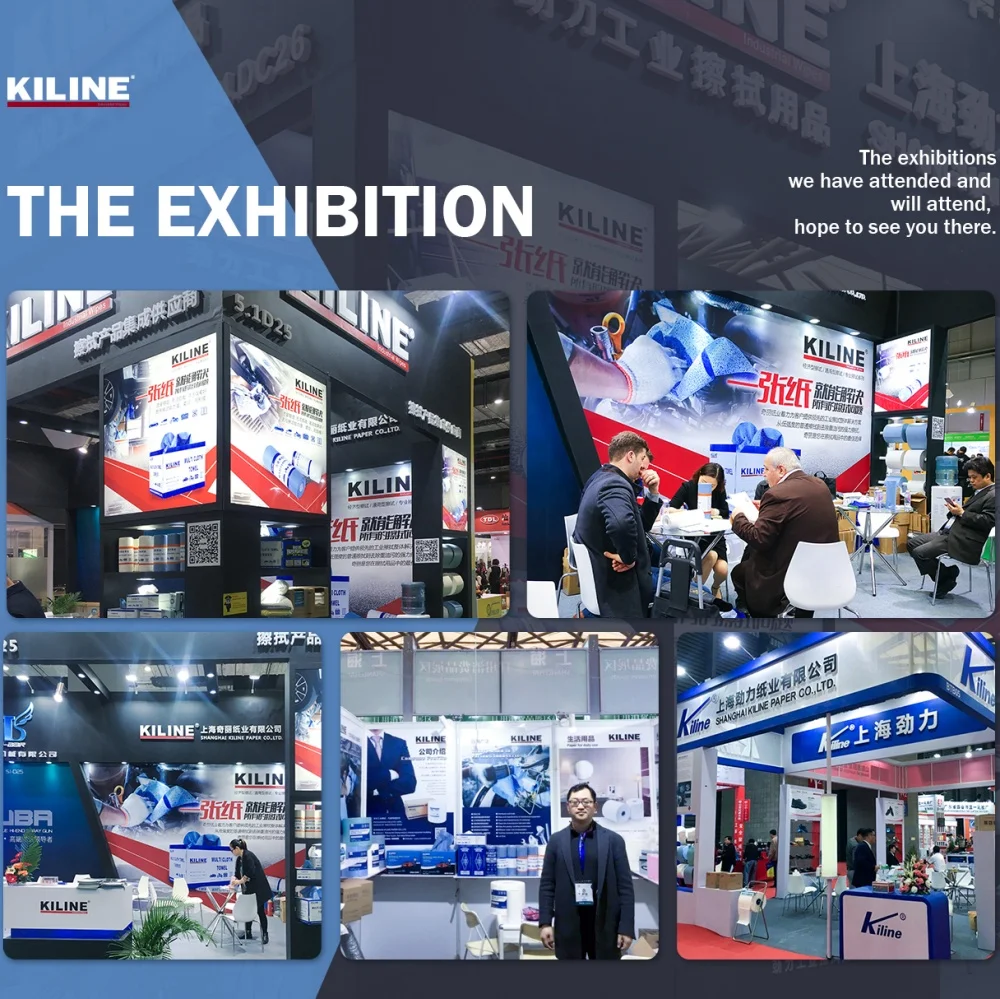 Eco-Friendly 80-89gsm Industrial Wipes and Oil Absorbent Wipe Cloth with 750sheets/Roll Packing