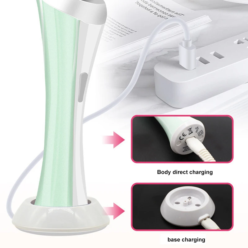 4 в 1 Профессиональная электрическая вибрационная щетка для очищения лица перезаряжаемая Водонепроницаемая глубокая