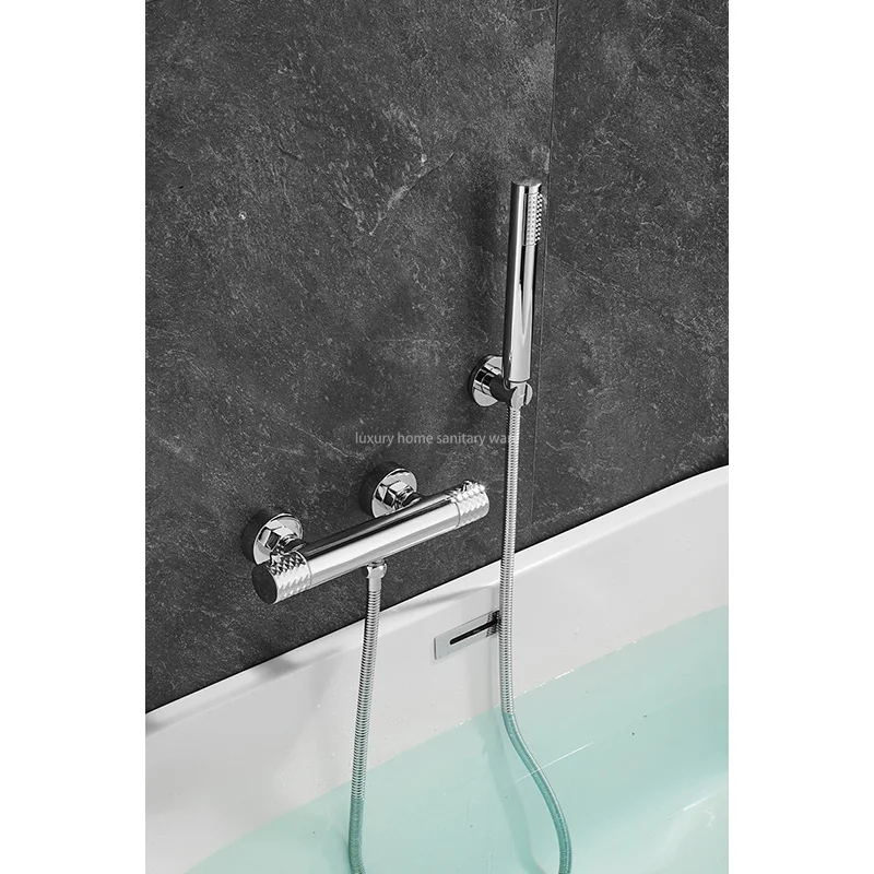 New Advanced Bathtub Shower Set Bathroom Faucet Brush Shower Mixer Constant Temperature Bathtub Shower Faucet