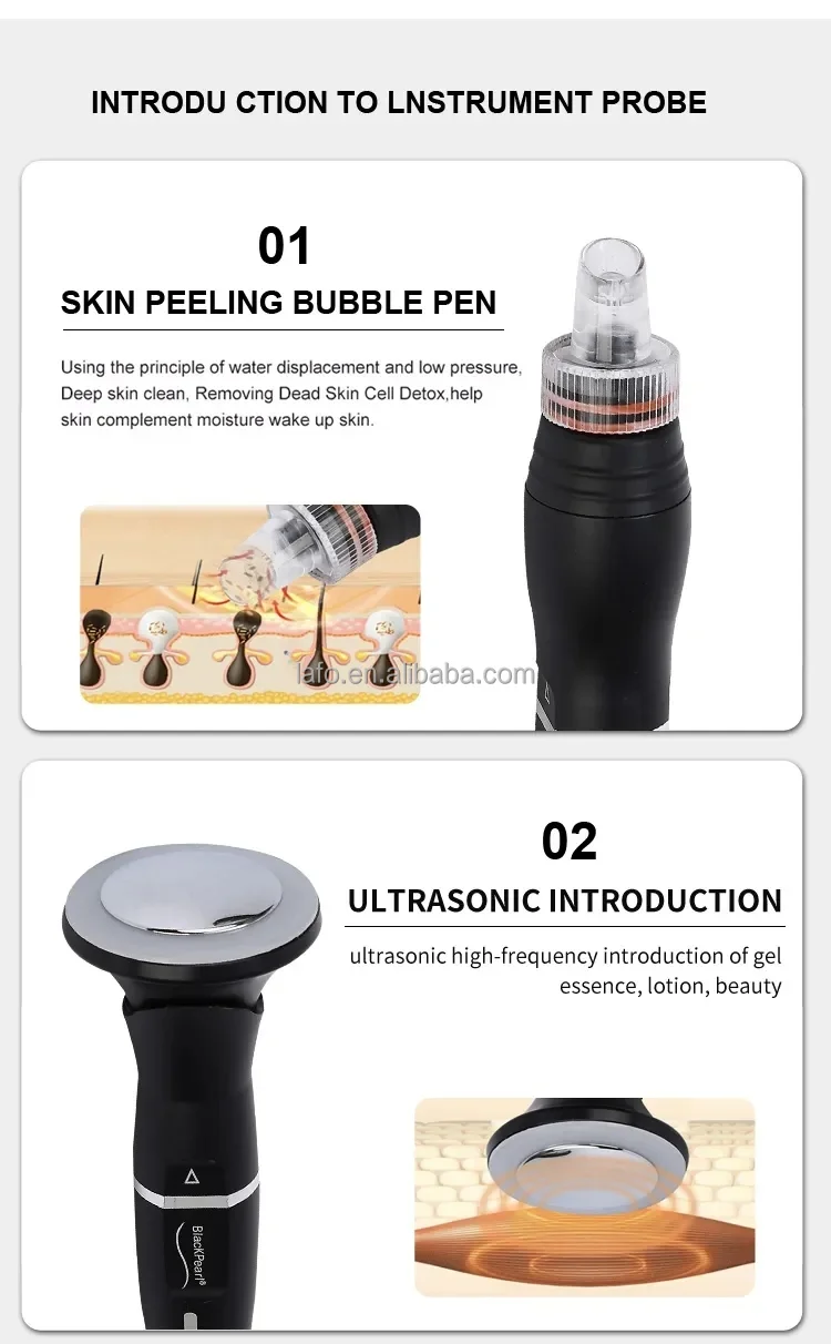 10 in 1 hydra dermabrasion water oxygen facial skin deep cleansing diamond microdermabrasion hydro wrinkle removal machi