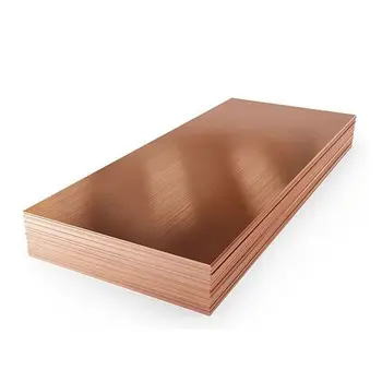 High Quality 3mm 4mm 5mm 6mm  ASTM T2 H65 H62 C1100 C1220 C2400 C2600 Popular Product Red Pure Copper Sheet or Brass Copper Plat