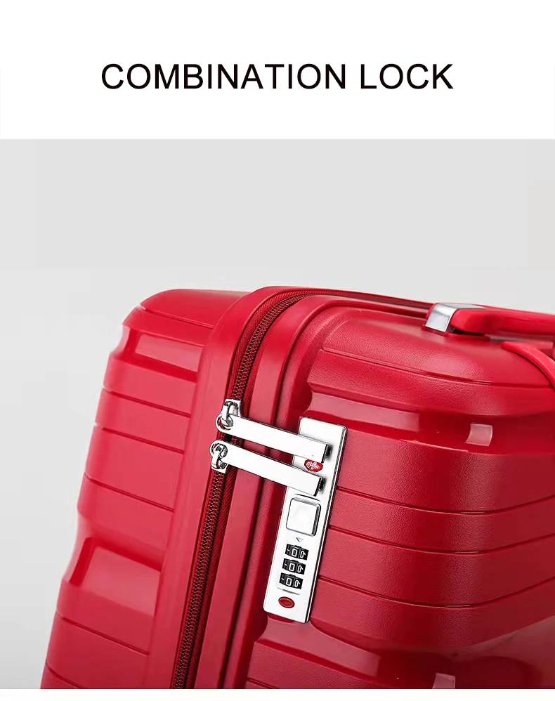 Kongzhongniao New Hard Shell Pp Luggage Set Trolley Luggage Suitcase 20
