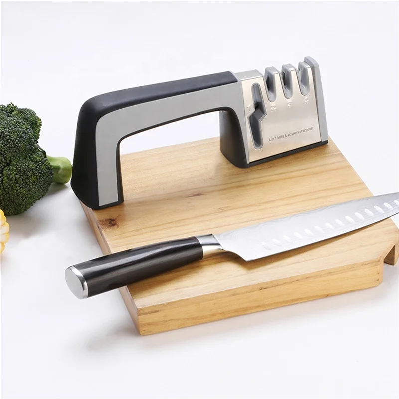 1pc Multi-functional Knife Sharpener, Suitable For Scissors, Steak Knives, Kitchen  Knives, Tungsten Steel, Diamond And Ceramic Sharpening Tool