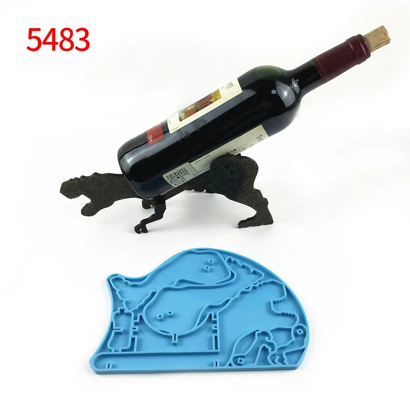 5483 Dinosaur Wine Bottle Rest Holder Storage Shelf Silicone Epoxy Resin Casting Mould Diy Wine Display Stand Organizer Barware Buy Epoxy Resin Casting Wine Rack Resin Silicone Molds Epoxy Resin