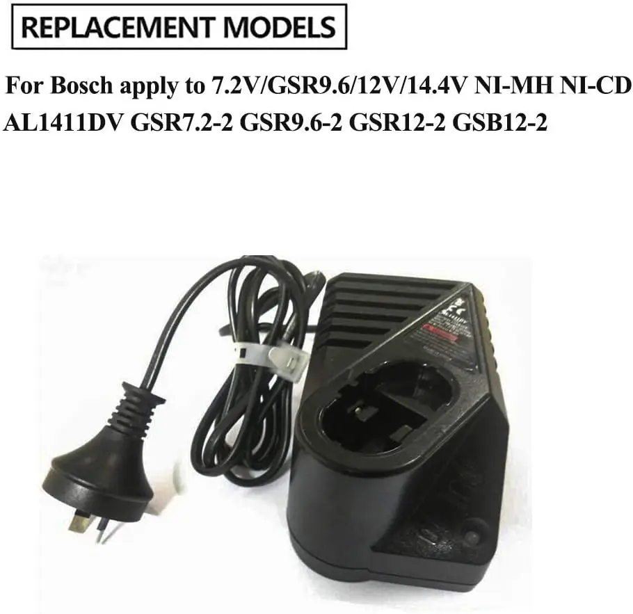 C&P Bos Ch04 7.2V-14.4V NiCD NiMH AL1411DV Tool Battery Charger for Bosch