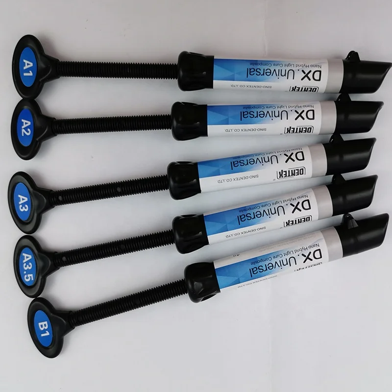 Kit Résine Composite Dentaire Avec Lumière De Polymérisation - 6 Seringues De 4g, Marque BOMAOER Neuf | Matériel Dentaire Résine Photopolymérisable