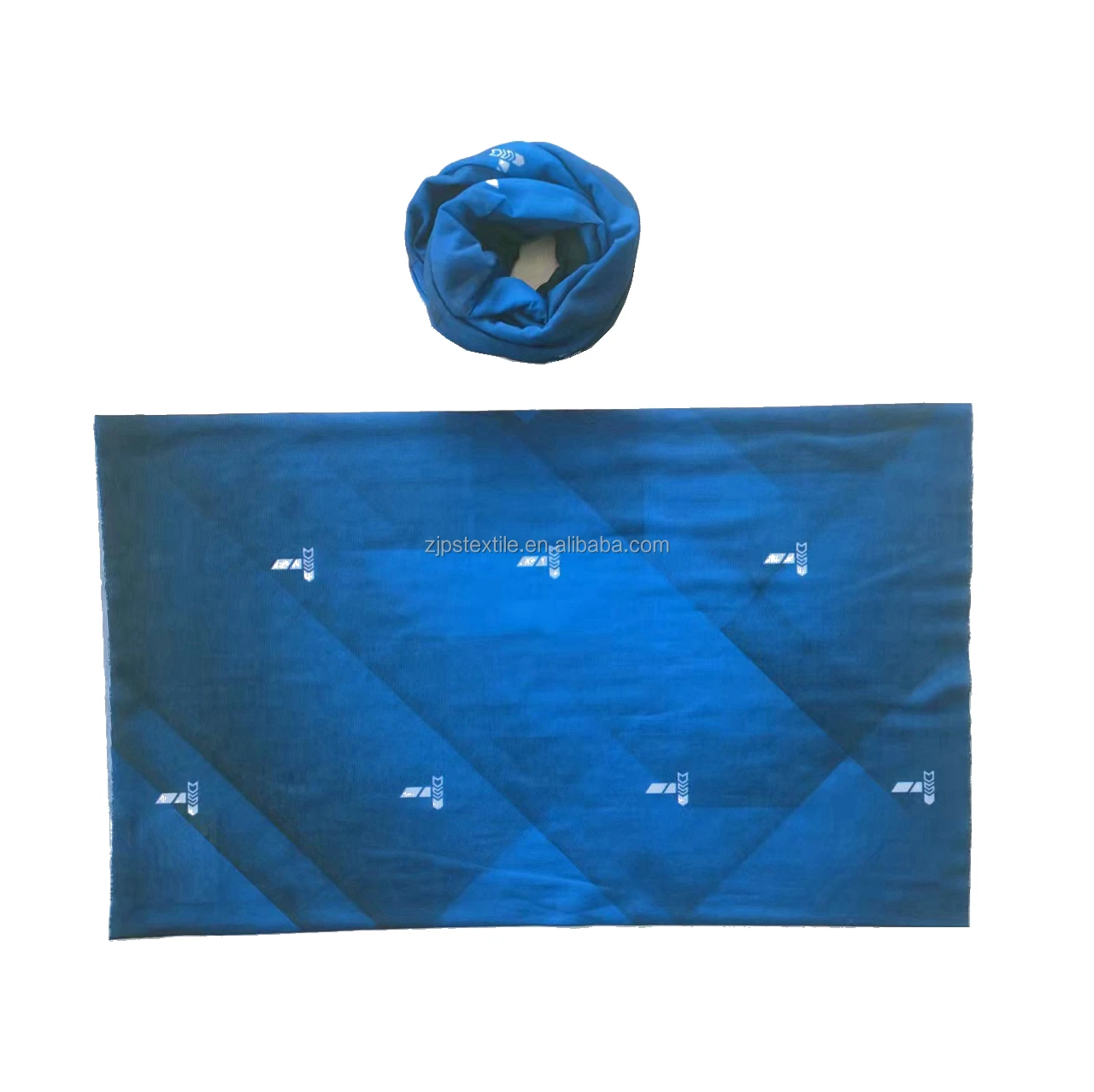 Черная Балаклава с рисунком для рыбалки