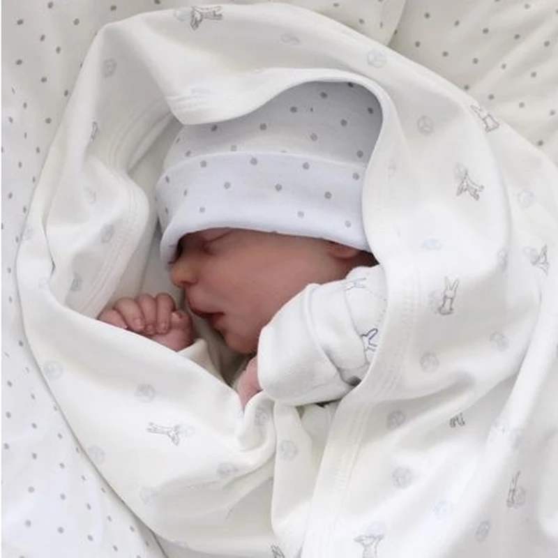 Лидер продаж, реалистичные куклы-реборн 18 дюймов, мягкие Утяжеленные куклы ручной работы, Реалистичная силиконовая кукла-Малыш для девочек