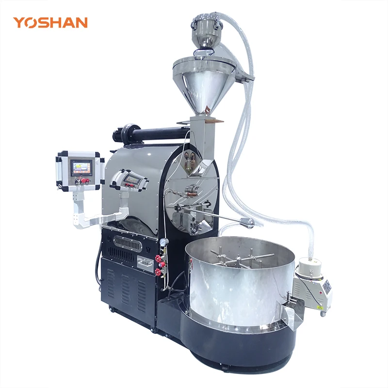 PLC Micro Computer Control 22kg Coffee Roasting Machine 15 Kg  to 25 Kg Coffee Roaster Machine 60kg Made in Germany