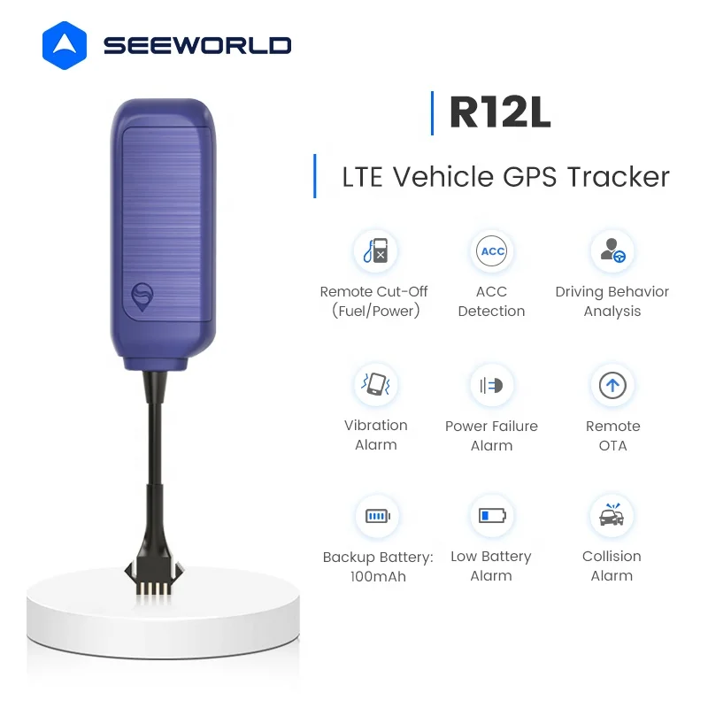 Rohs Car GPS Tracker Manual Shutdown Feature Accurate Mileage Monitor 1-Year Warranty Remote Control Vehicle Tracking Device