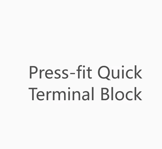 Compact QPCT-2-2 Universal Wire Splitter Terminal Block 2-Pin Copper LED Lamp Push-In Conductor Compact Wiring Cable Power