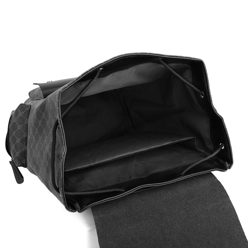 Sacs à Dos pour Homme en Cuir PU Imperméable avec Impression Personnalisée du Logo pour Ordinateur Portable Sac à Dos de Voyage d'Affaires Sacs d'École de Grande Capacité