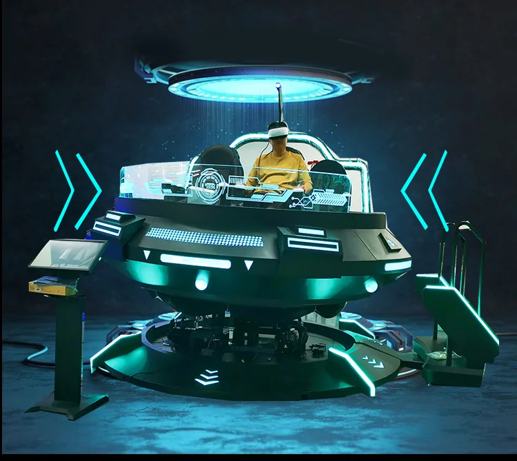 Vview 360 Rotation Motion Simulator Racing Vr Hydraulic Chairs Virtual ...