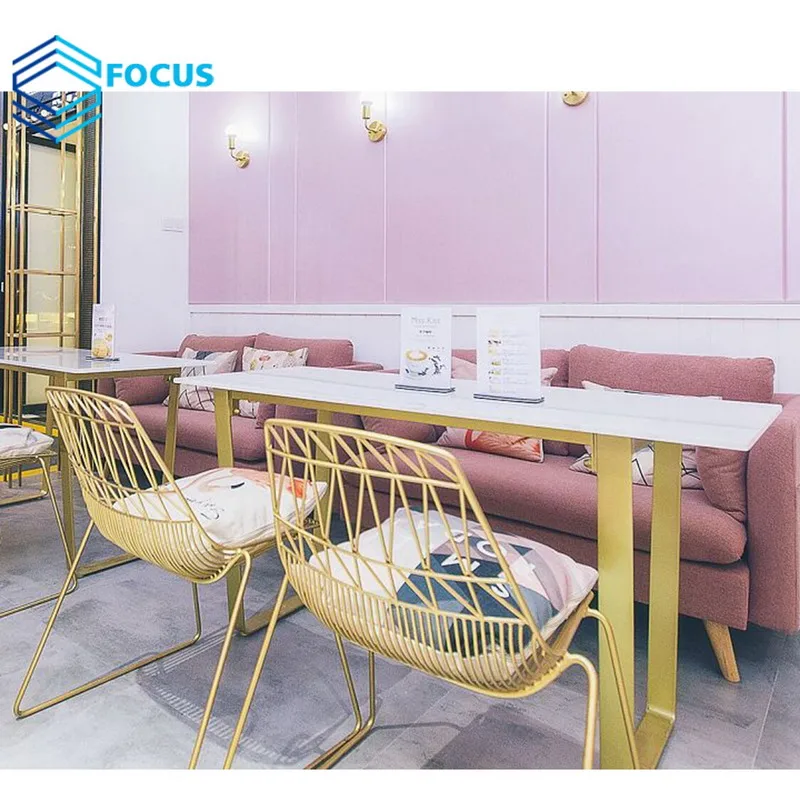 New Design Bubble Tea Counter Milk Tea Shop Counter Ice Cream Shop Decoration