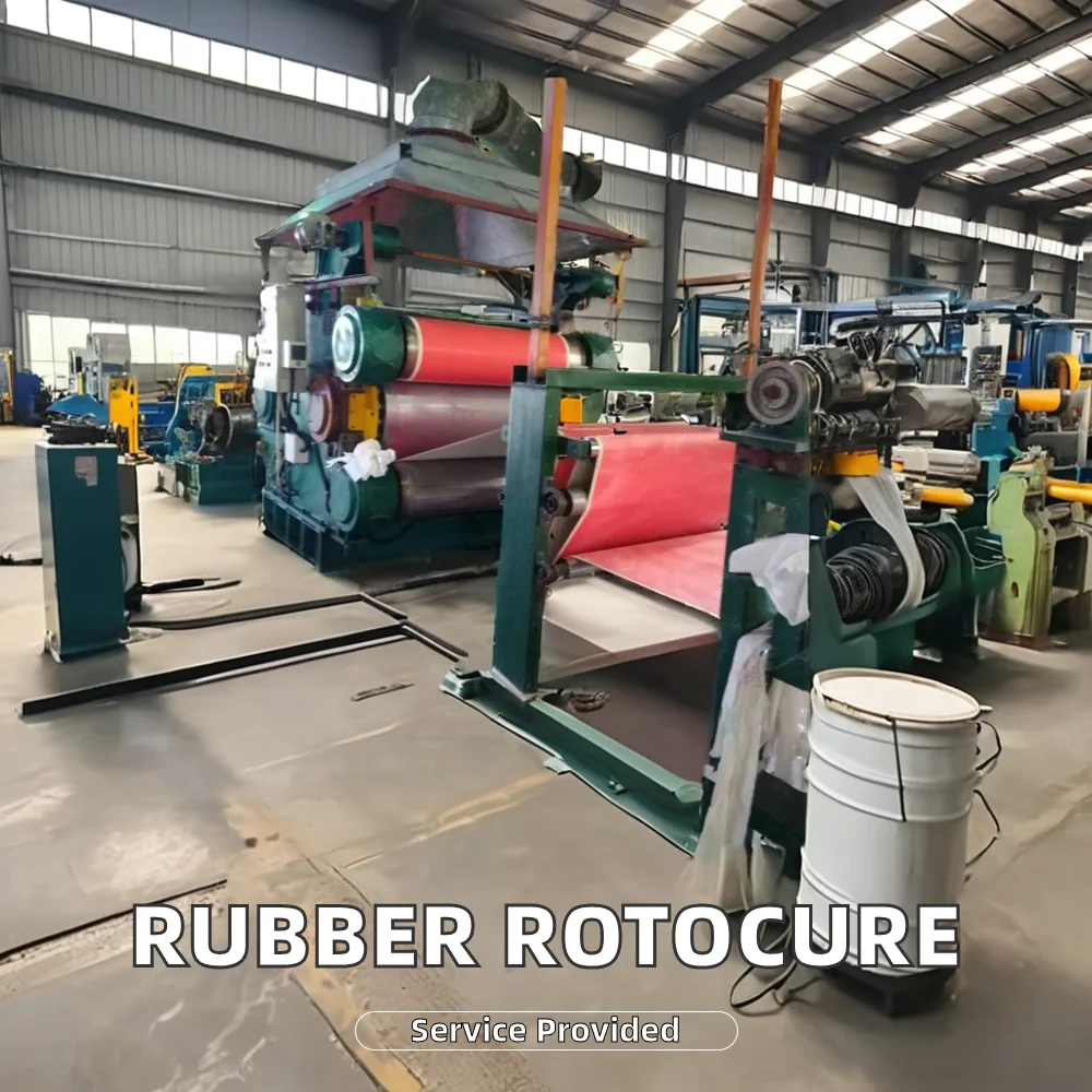 DLG800*800 Automatic Rotocure Vulcanizer Curing Press Gearbox Gear Core Components Tire Machine Used Rubber Calender Production