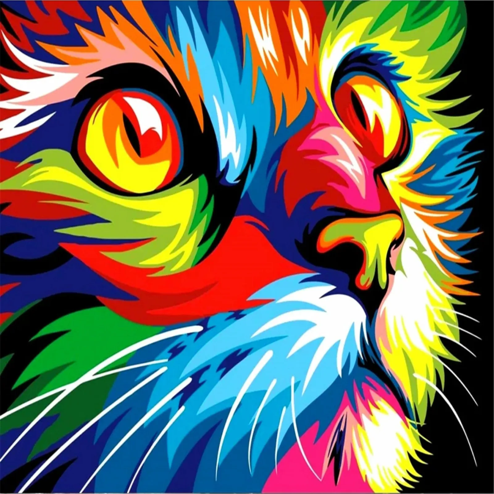 2024 New Paint by Numbers for Adults and Kids on Canvas Without Frame Good Quality