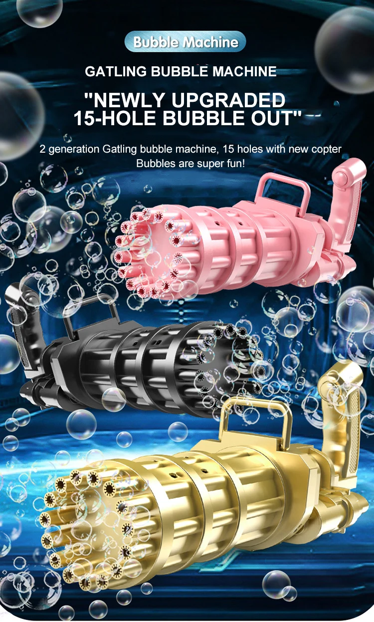 Toys Blower Versditas Automatic Mini Toy Electric Colorful Lights 15