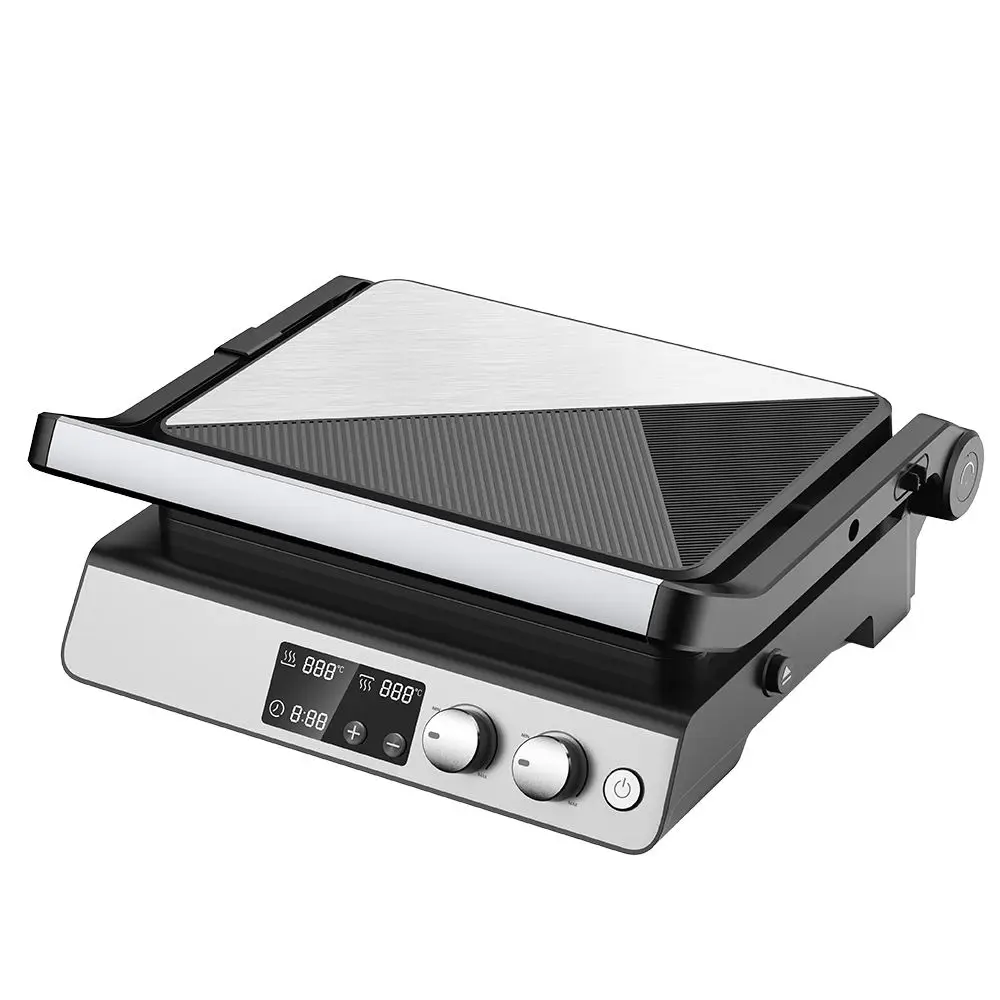 RSC Wholesale Electric LCD Digital Contact Grill with PTFE Detachable Waffle Plate Ha235ac1ae890498d9f1106099c00ed52m