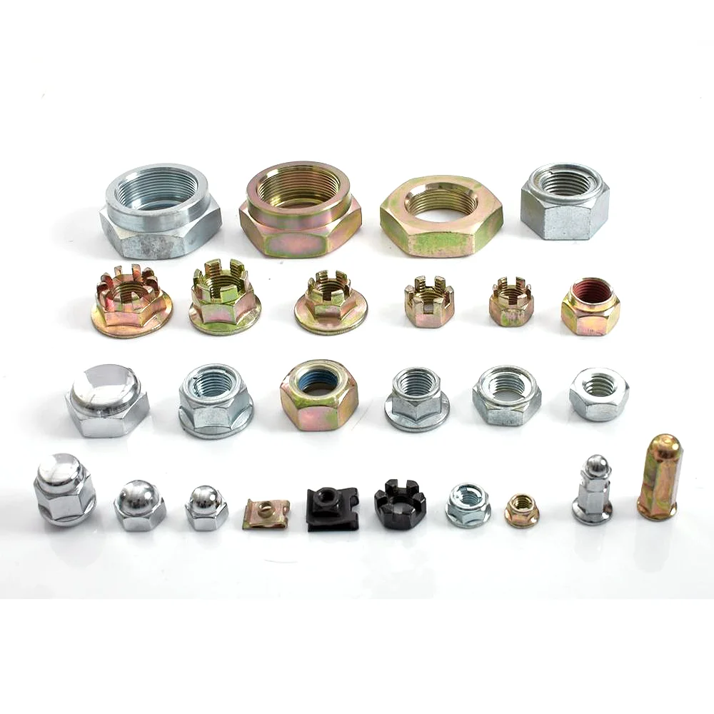 Customizable M4 M5 M6 M8 Steel Nuts - Durable & Versatile