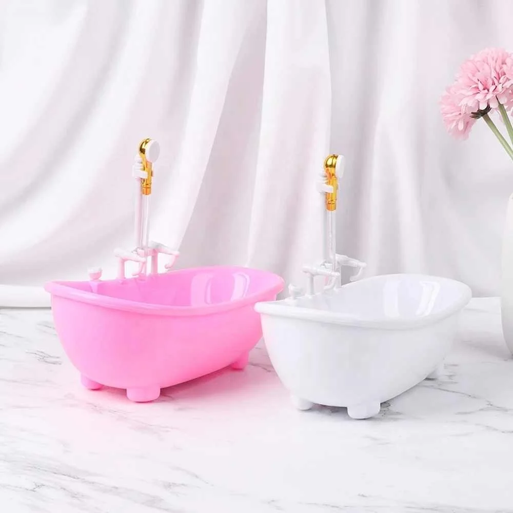 Mini Bathtub Simulation Miniature Dollhouse Tub Model Toy Holiday Gifts