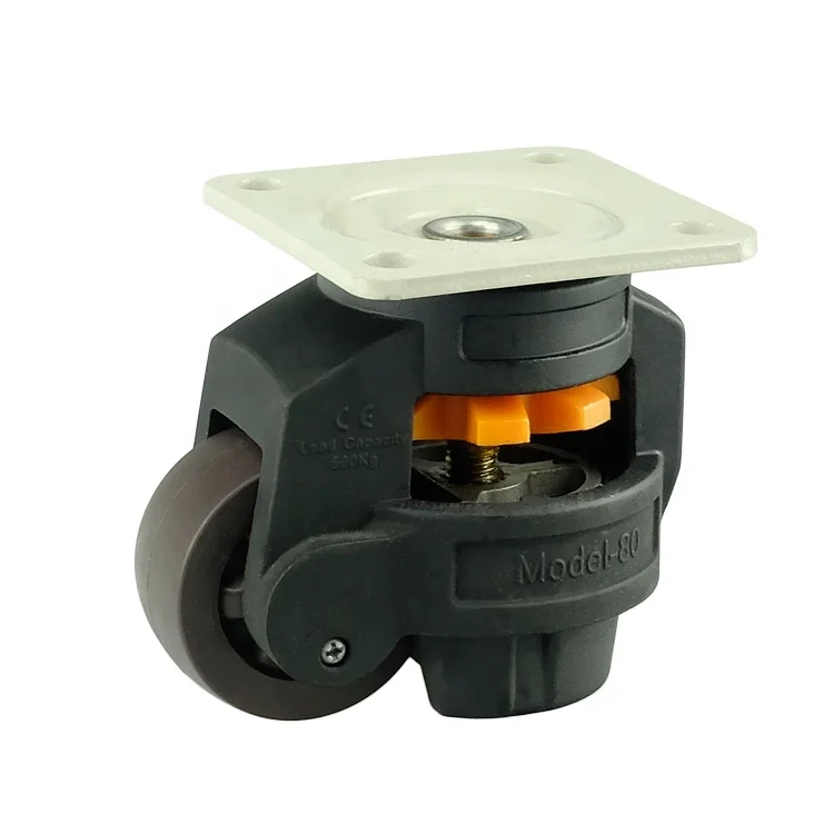 WBD Footmaster Swivel Top Plate Leveling Caster Wheels