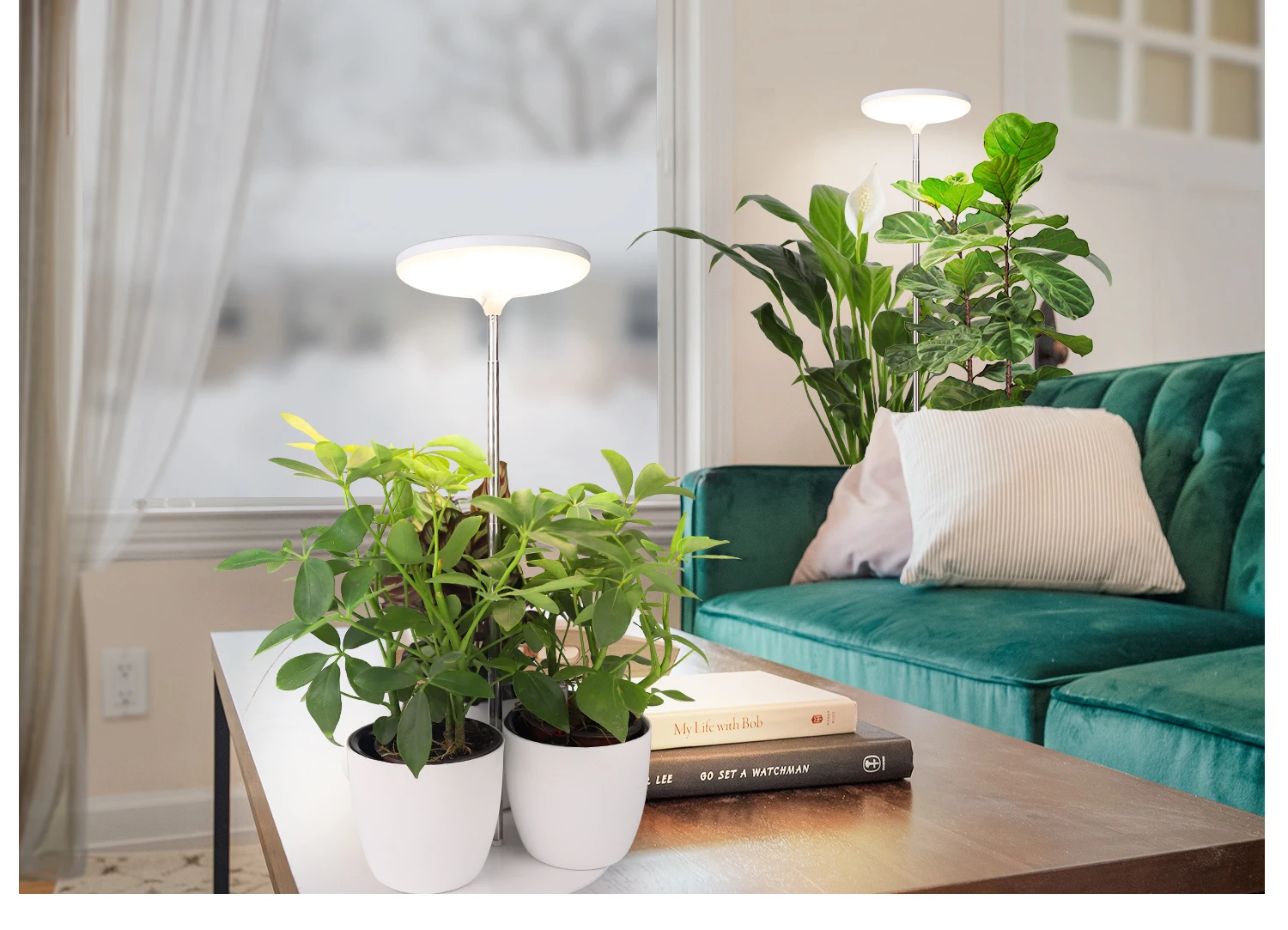 Led Umbrella Plant Grow Light High Power With Base Grow Lamp For Plants