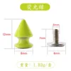 lsX0812-Tornillo de hierro verde fluorescente de 7 mm
