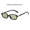 BLACK FRAME/LIGHT GREEN PIECE