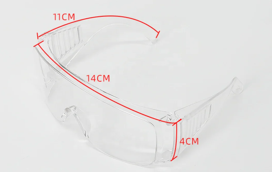 Kids Student Anti-Fog Anti-Scratch Anti-Dust Anti-Splash Polycarbonate Safety Glasses Transparent CE ANSI Compliant