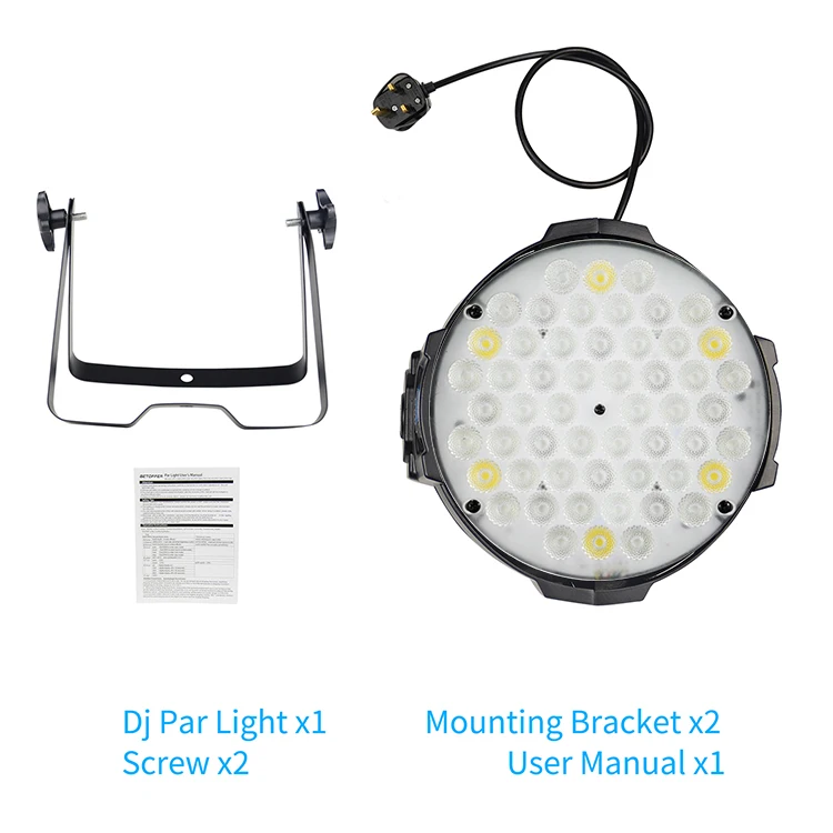 Big Dipper LPC007 54X3W RGB LED Par Light - Perfect for Weddings