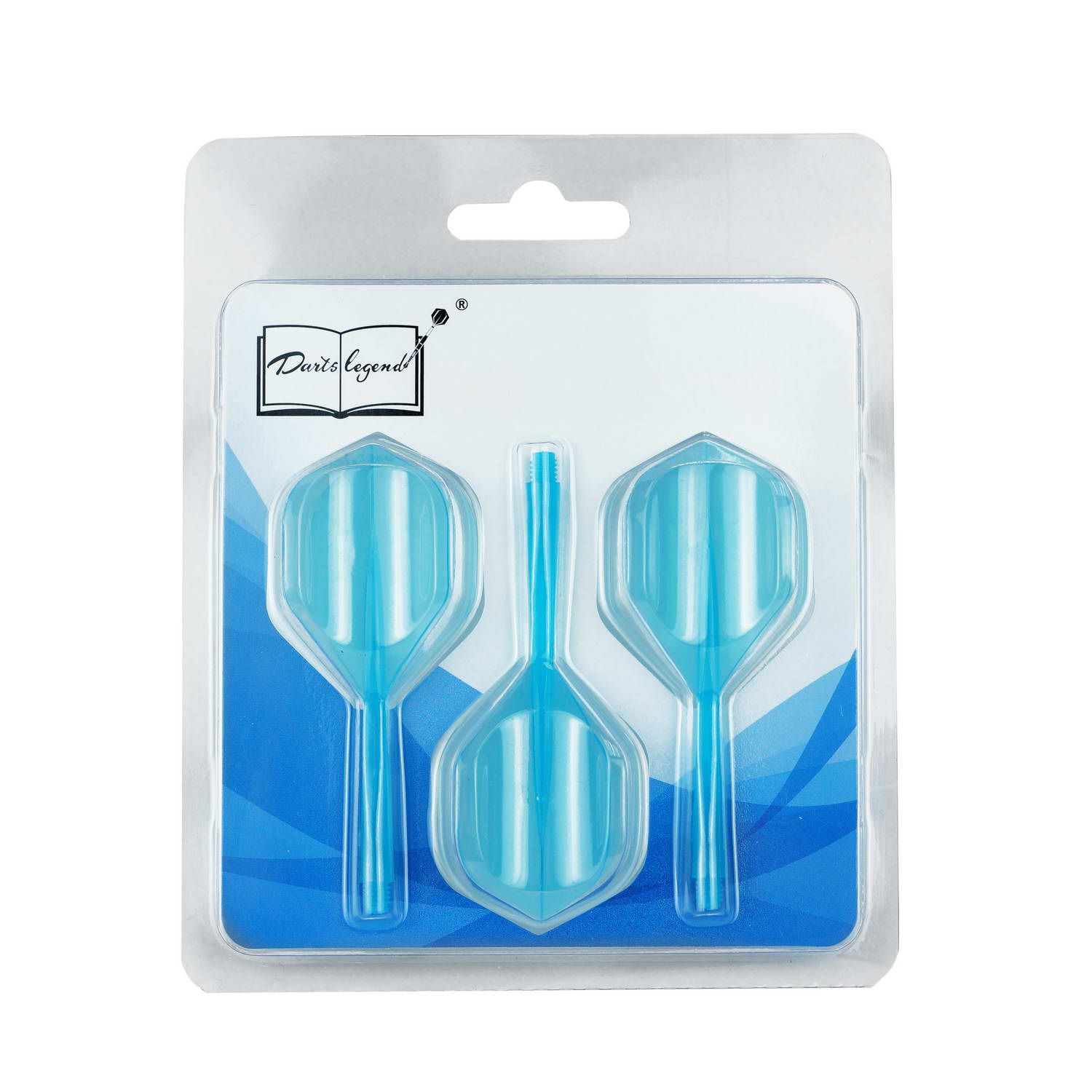 Гибкий пластиковый интегрированный дротик с валом