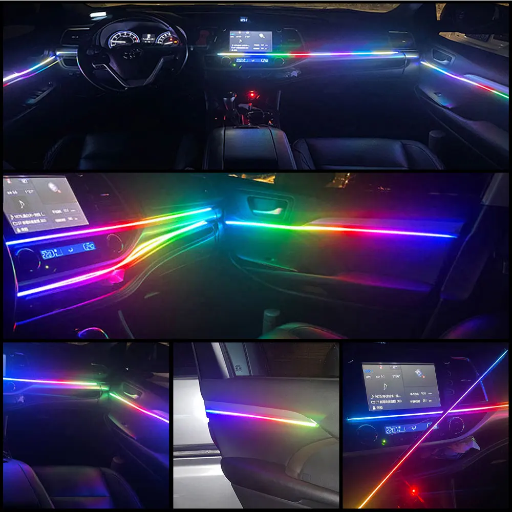 22 In 1 Symphony Ambient Light Car Interior Led Acrylic Guide Fiber