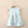 light blue star love rabbit silk skirt