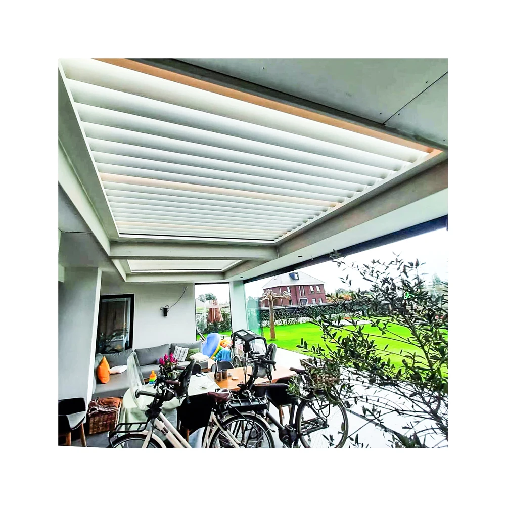 Garraf Factory Direct High Quality Motorized Pergola in Alluminio With Adjustable Roof