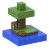 T038-mini île (38pcs) livrée avec 1 figurine aléatoire
