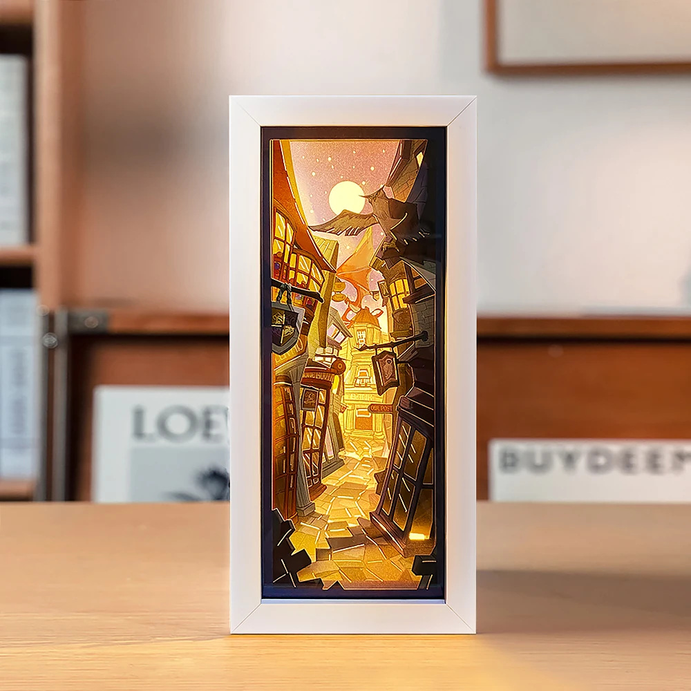 Dropshipping Hary Diagonalley Anime Paper Carving Lamp