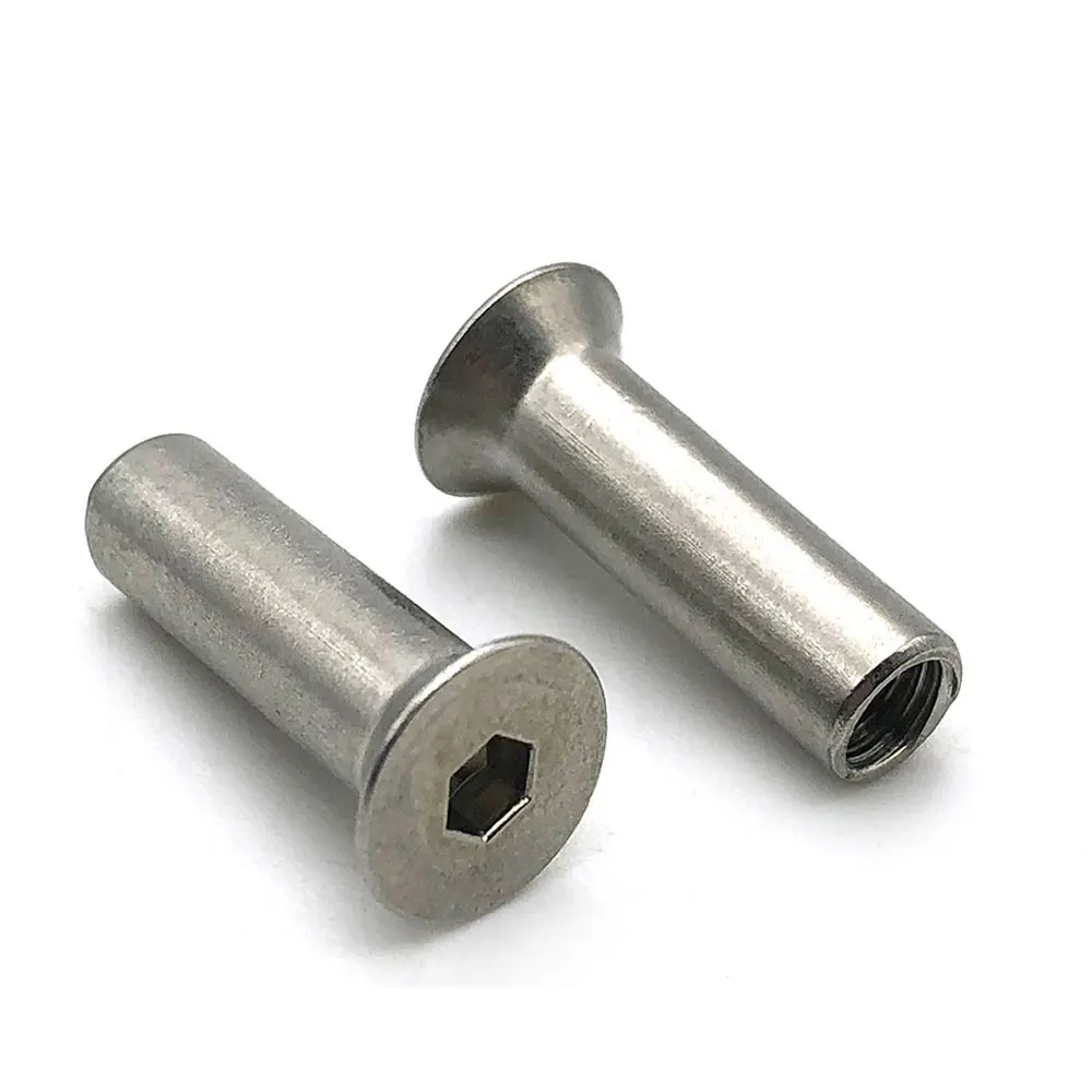 Hex Socket Rivet Nut Revit Nut Blind Rivet Aluminum Countersunk Head Rivet Nut