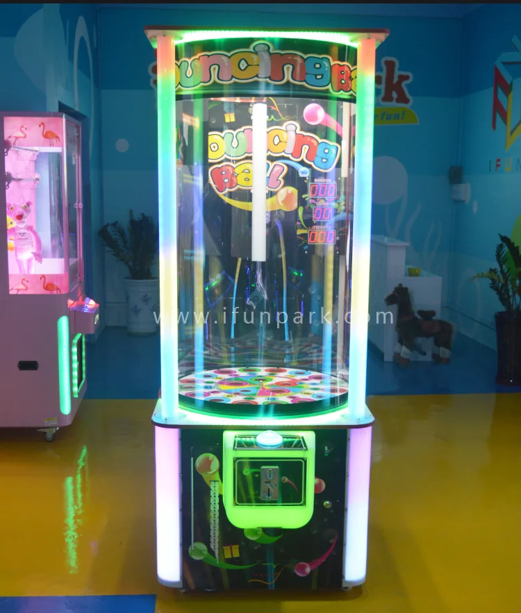 Bouncing Ball Arcade Game Coin Operated Redemption Lottery Jumping Balls Arcade Game Machine for Game Center