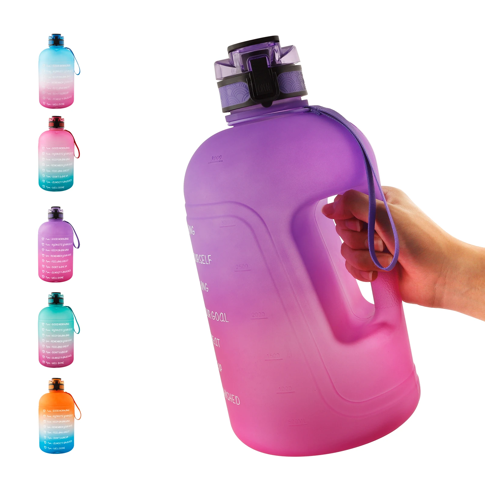 Buy Wholesale China Gallon Motivational Water Bottle 3.78l