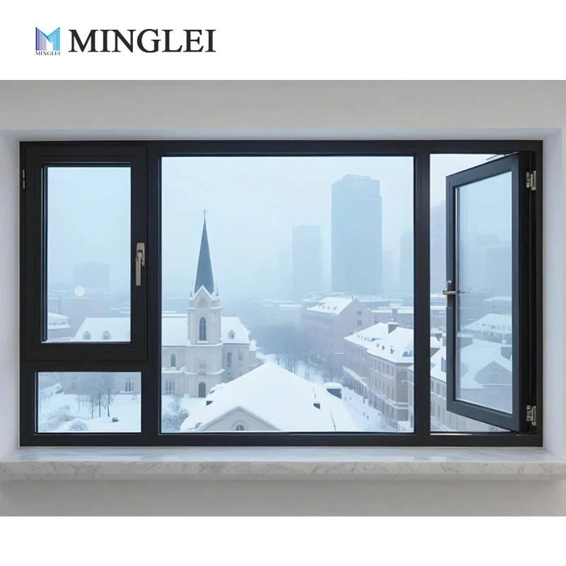 American NFRC Certification Energy Efficient Aluminium Frame Doors & Windows Aluminum Triple Glaze Casement Window