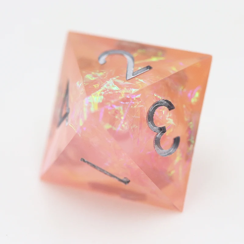 Custom 16mm Polyhedral Resin Dice Set for Dnd RPG Handmade Dnd RPG Accessories details