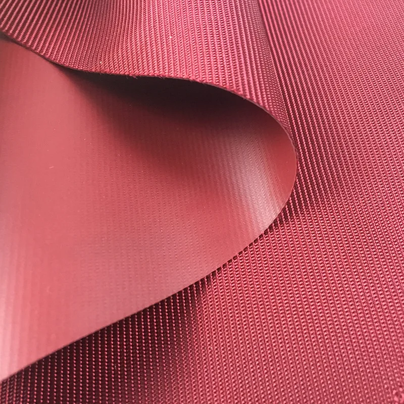 500d Twill High Elastic Pvc Fabric Waterproof And Wrinkle Polyester