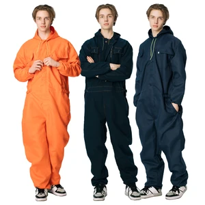 Wholesale Custom Long Sleeve Safety Coverall Work Uniform Protection Overall Workwear Work Clothes