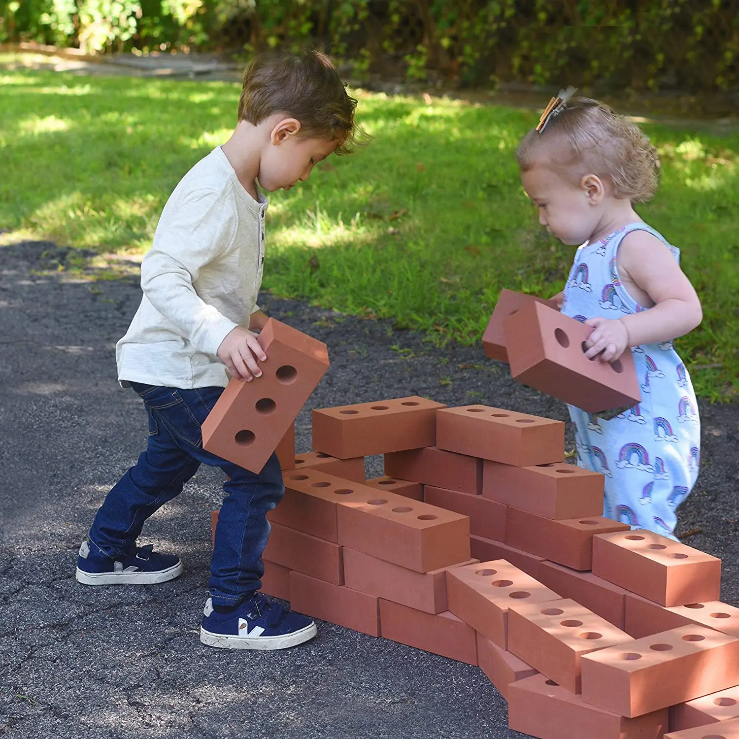 Soft EVA Foam Building Blocks for Kids - 40-Piece Set - Image 5