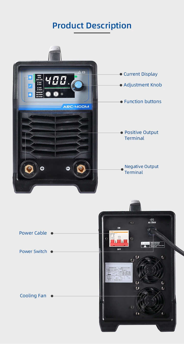 Module Weldor MOSDAR ARC-400M 400A IGBT Double Module Technology Inverter LIFT-TIG ...