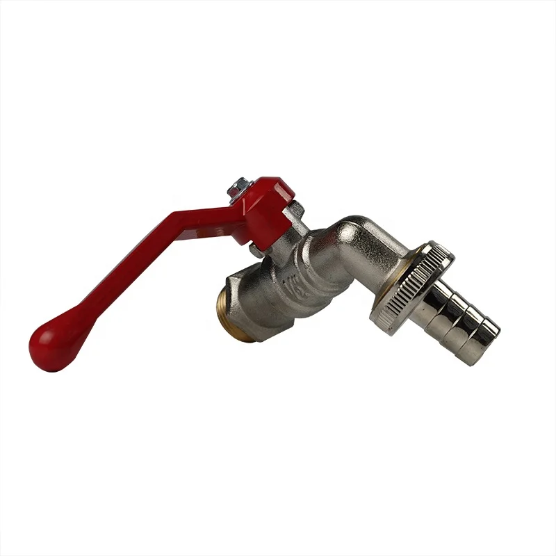 Brass chrome plated Quick Open Bibcock Water Tap Garden Hose Tap Ball Valve